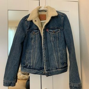 Levi’s Trucker Denim Sherpa-Lined Jacket